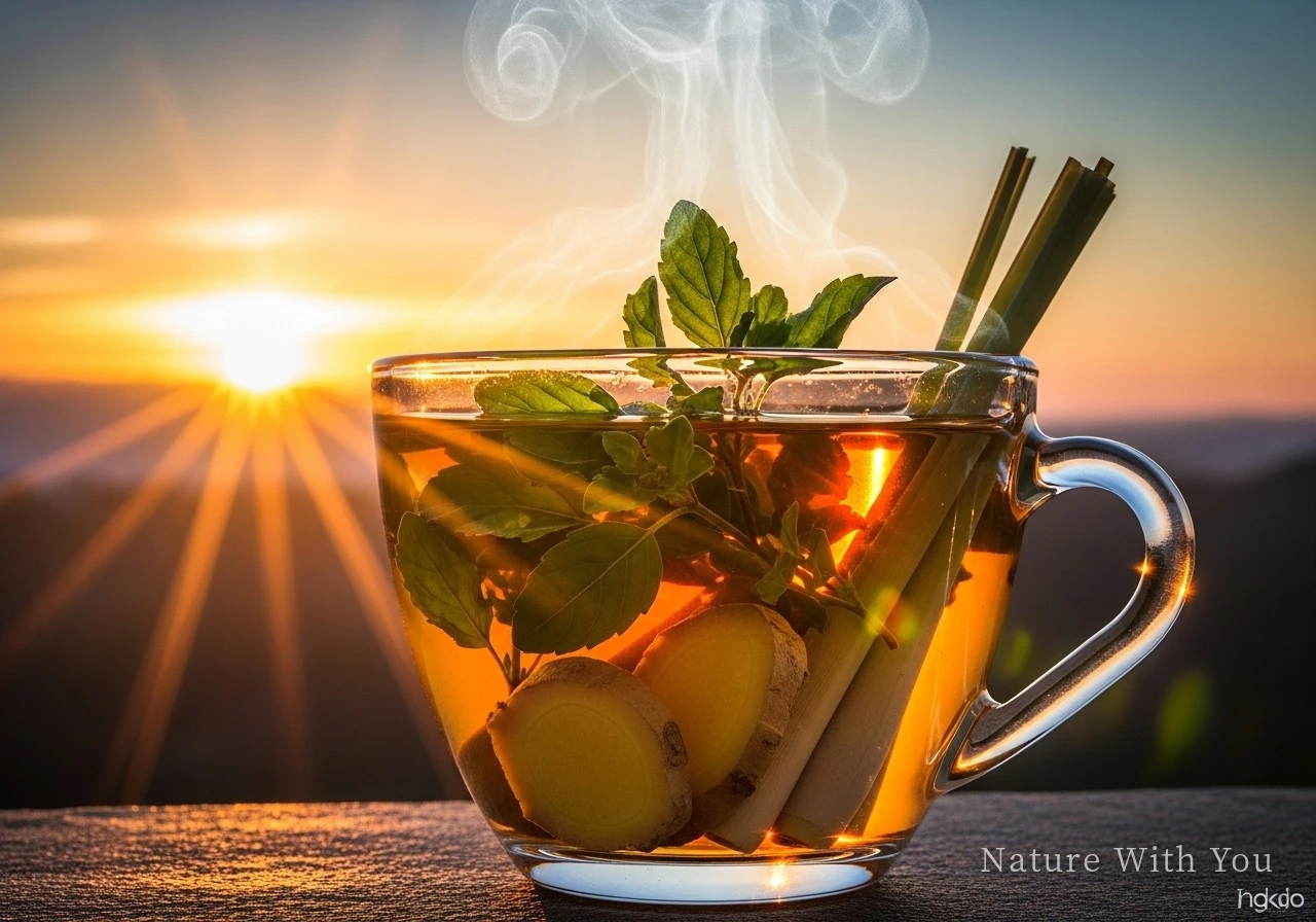 Sunrise Herbal Tea Ritual for Calm Energy