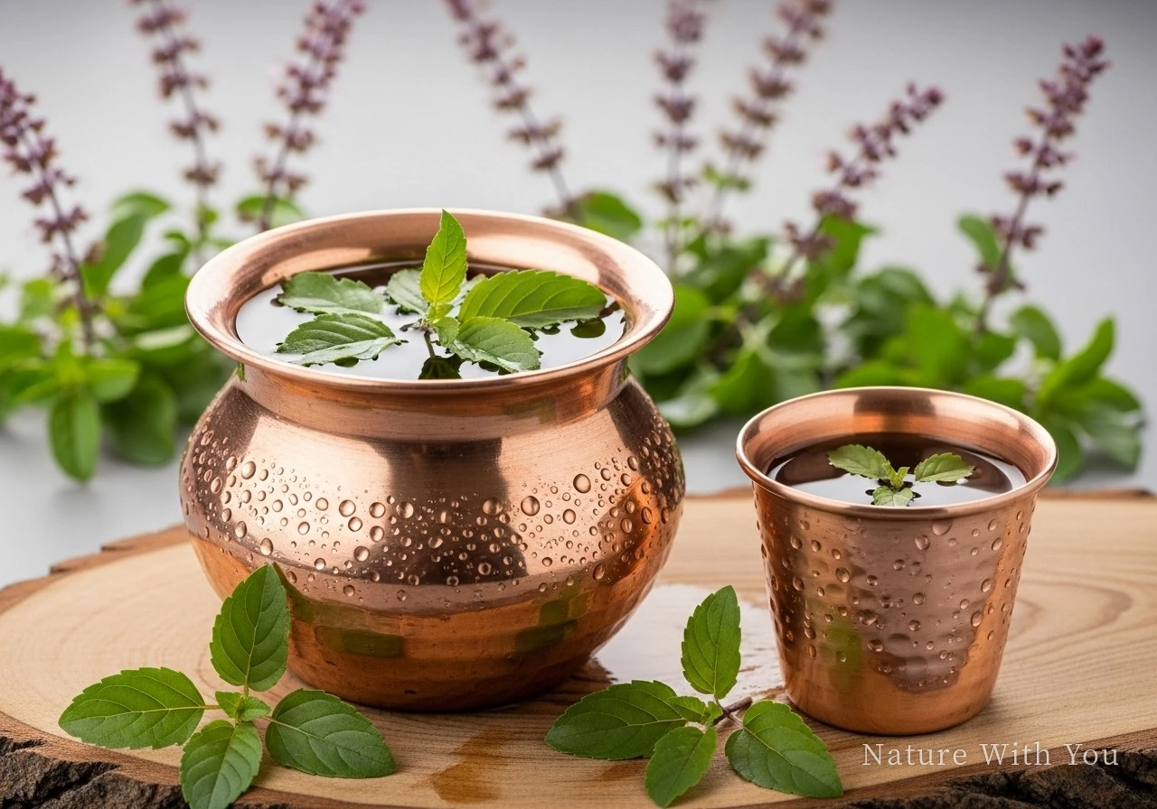 Sacred Basil Water (Tulsi Jal) – Nature’s Daily Elixir