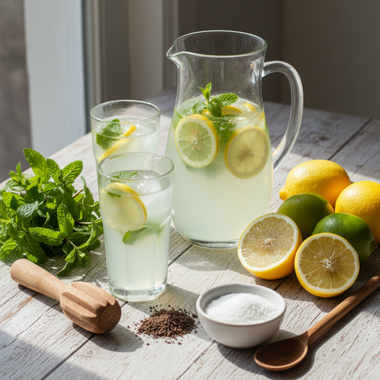 Mint–Lemon Water Digestion Remedy