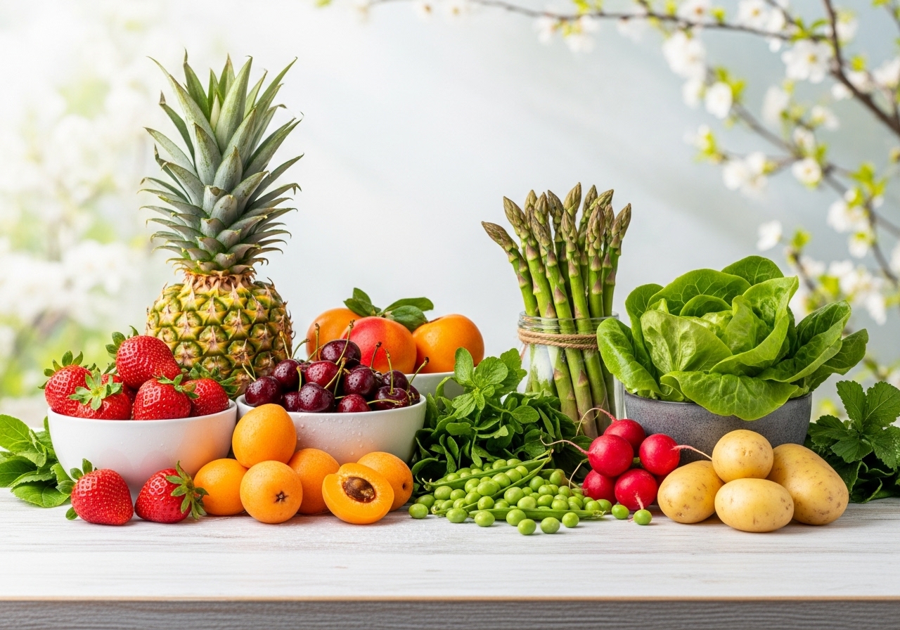 Spring Fruits and Vegetables for Fresh Energy & Detox