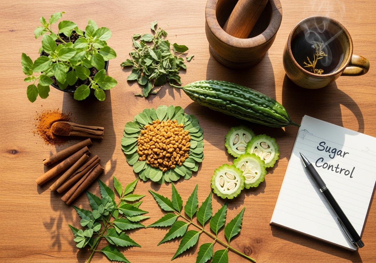Sugar Control with Herbs